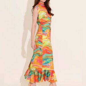 Alden Adair Estelle dress in marble